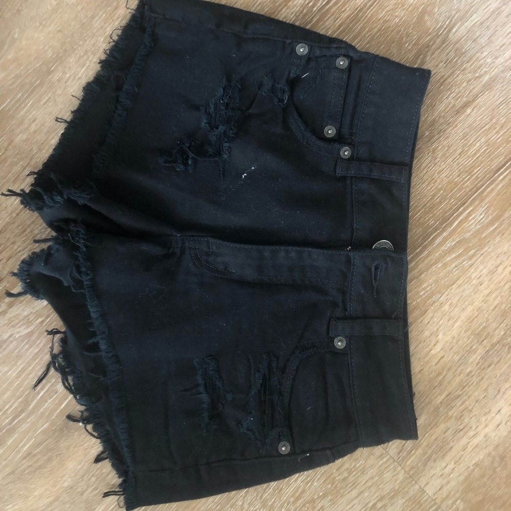 Denim shorts